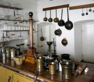 Historic pharmacy in Sibiu