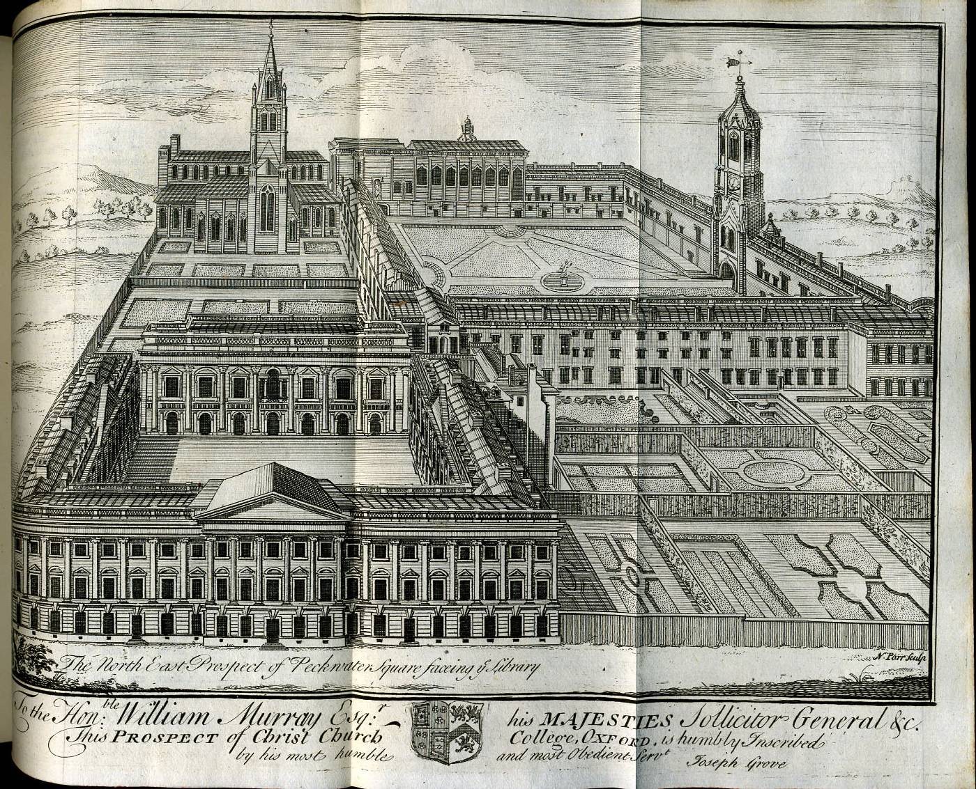 William Murray: Prospect of Christ Church, College Oxford | Source: Wikipedia
