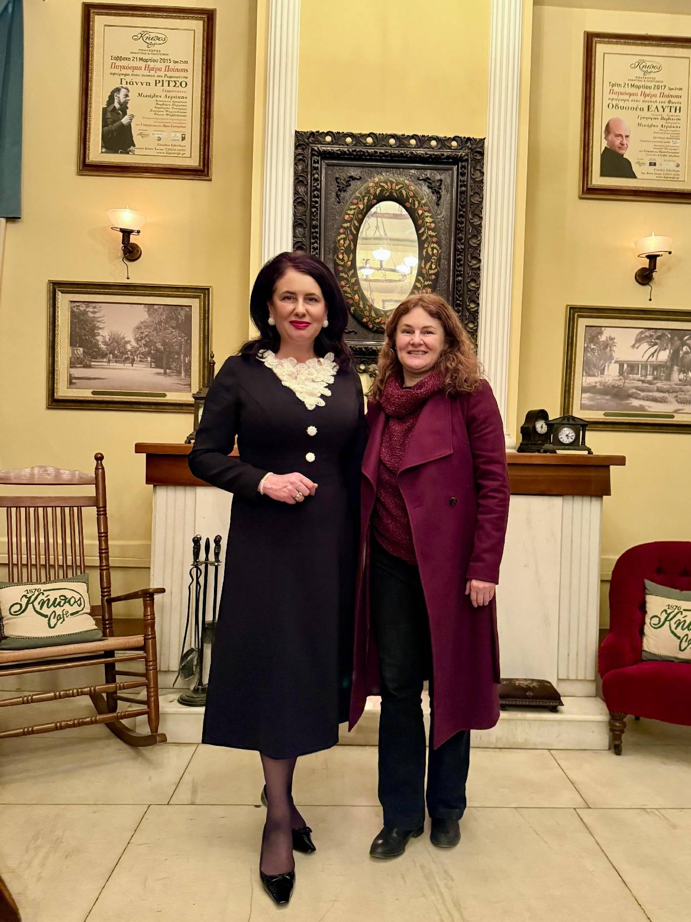 Ms Aurelia Salicov - HCR/MD & CFO welcomed by Ms Crina Belean - HCR/CEO